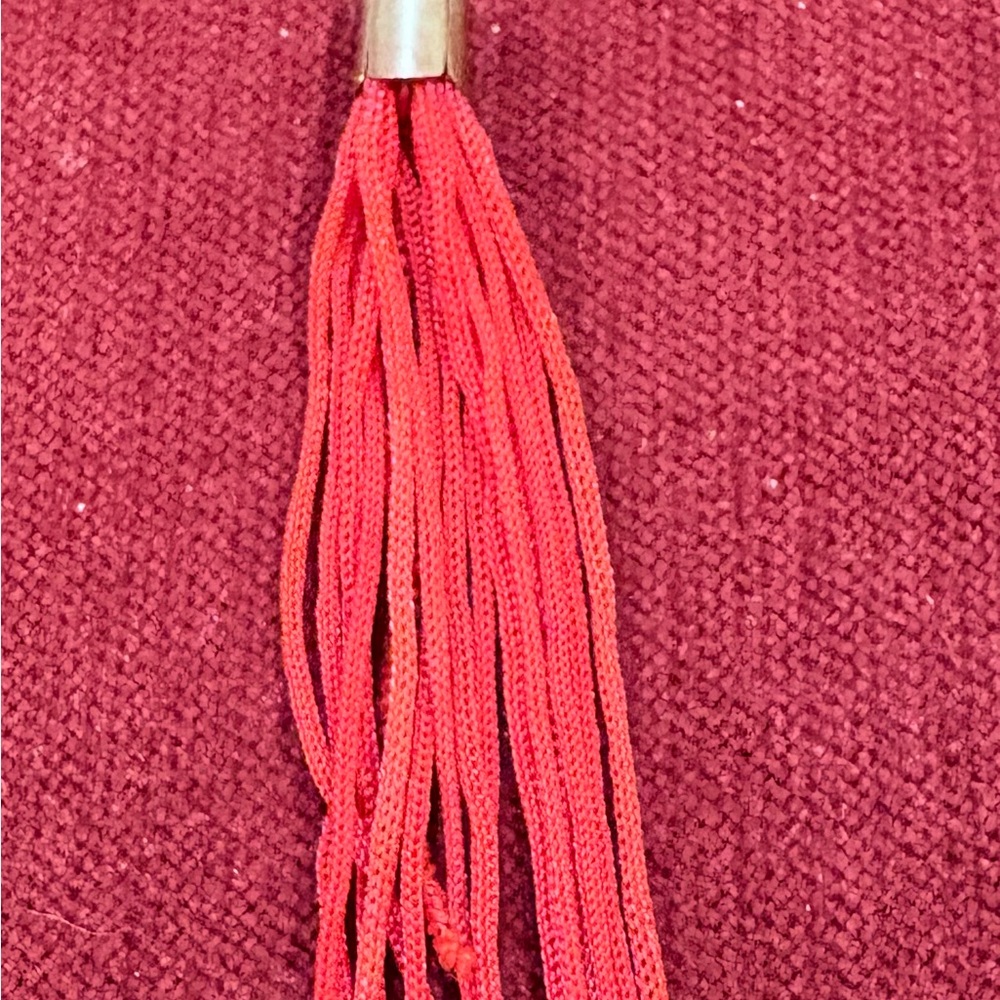 Never Used Red Thread Braided Chinese Knot Decoration-6” - Picture 3 of 4